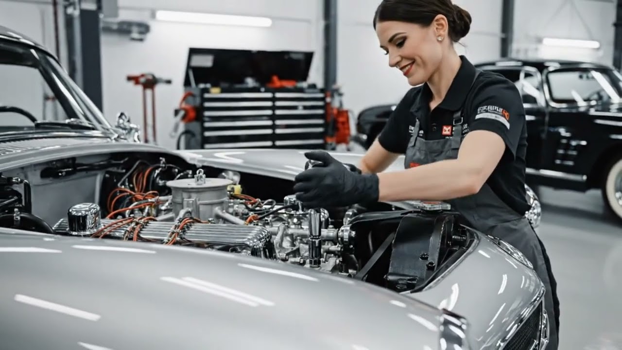 Ultimate ASMR Restoration | 1955 Mercedes-Benz 300SL Gullwing Silver Metallic Transformation
