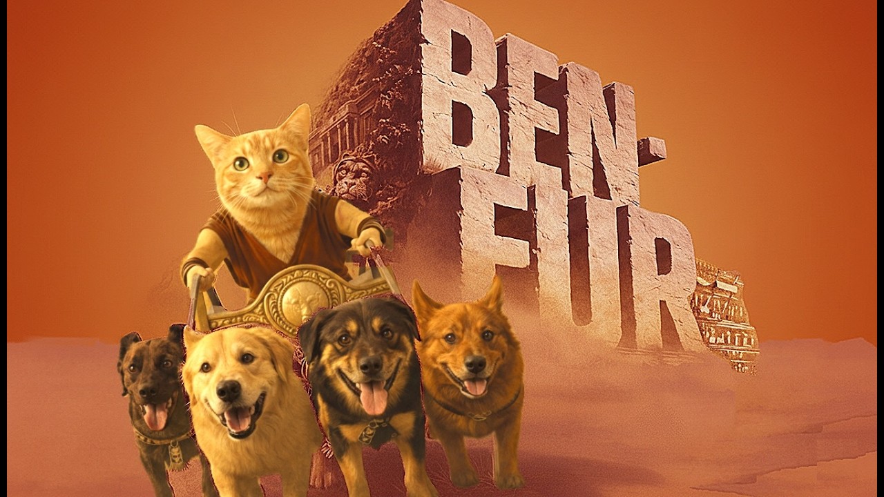 Ben-Fur  😸 Ben-Hur from 1959 with my cats