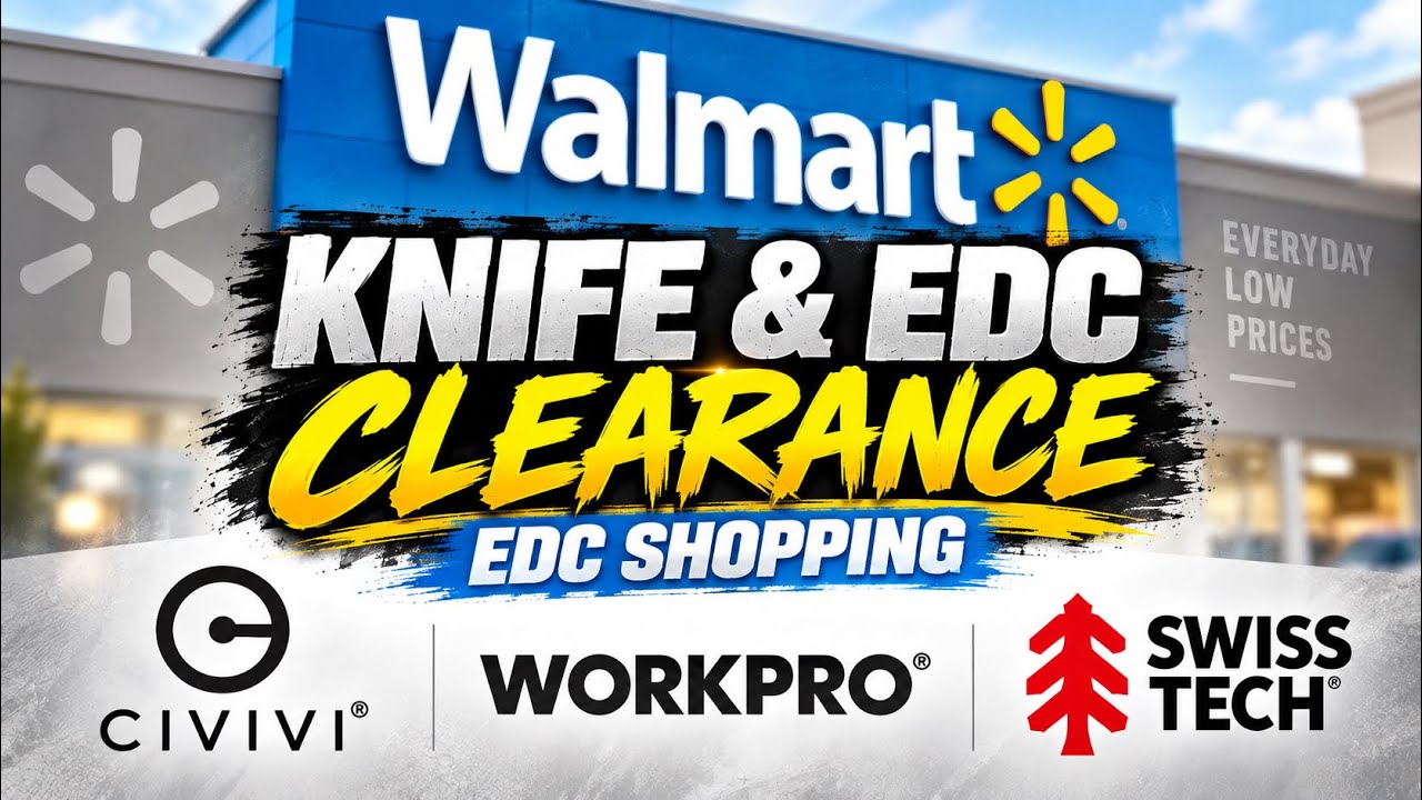 Распродажа ножей и снаряжения EDC в Walmart