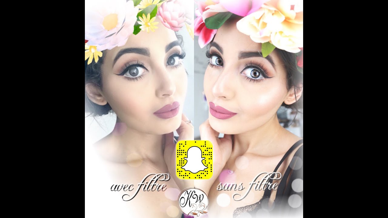 THE K MAKEUP - MAKEUP TUTORIAL FILTRE SNAPCHAT - FLEURS -
