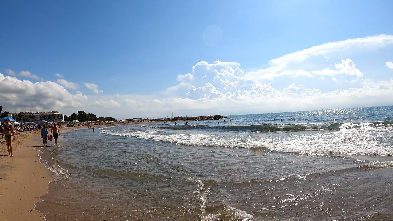 55 minute Sunshine Beach 🌞 Walk Estival Eldorado Resort  Spain 4K