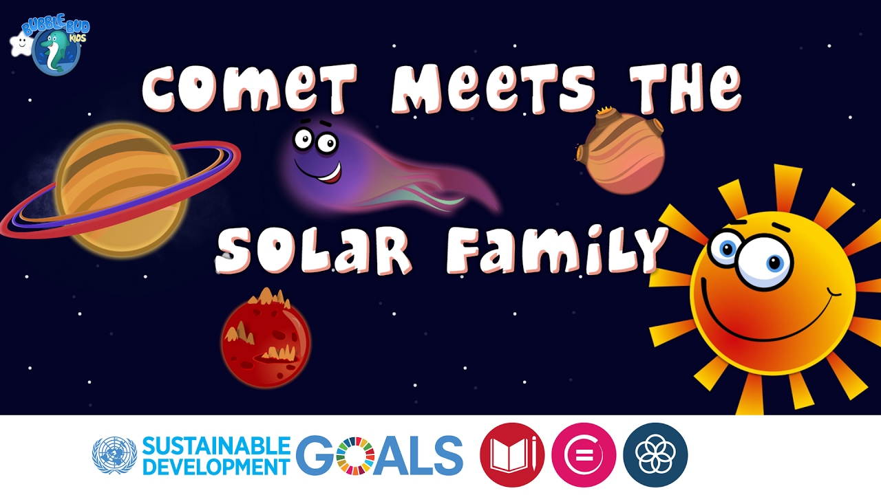 Solar System for Kids | Short Story | Comet Meets the Solar Family | BubbleBud Kids | Story #7