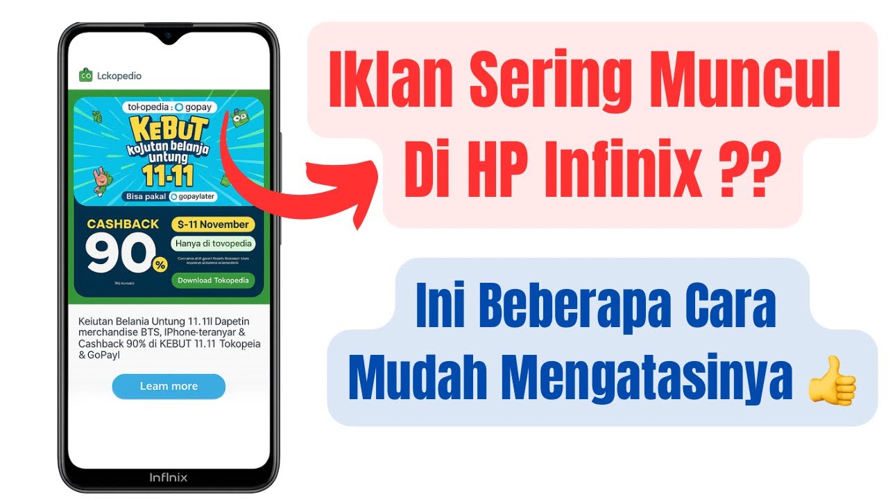 Cara Menghilangkan Iklan Di HP Infinix Terbaru