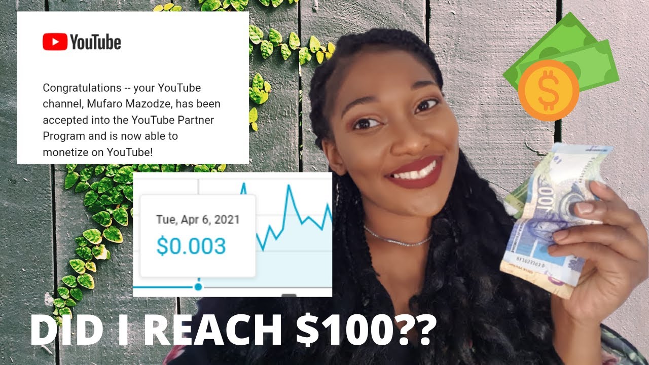 How much MONEY I Made on YouTube in my FIRST MONTH of being MONETIZED!!! SA / ZIM YOUTUBER!