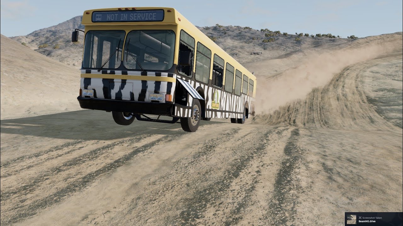 Bus Driving Challenge on BeamNG Drive