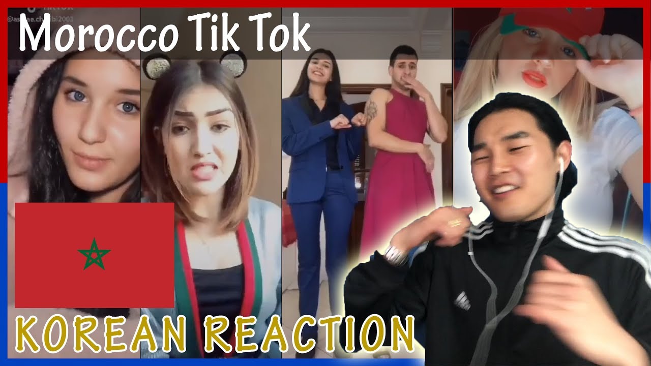 Korean react to morocco tik tok (Arabic sub)