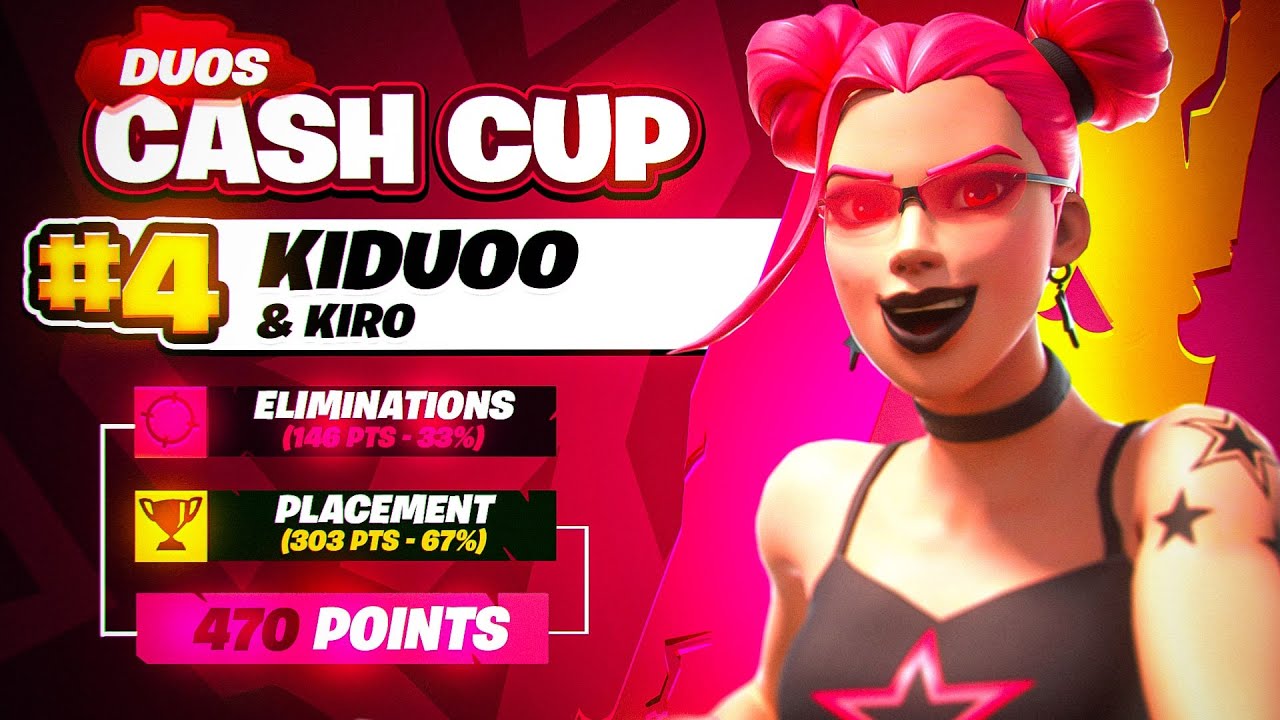 4th PLACE Duo Cash Cup (Qualed Finals) 🏆 | Kiduoo