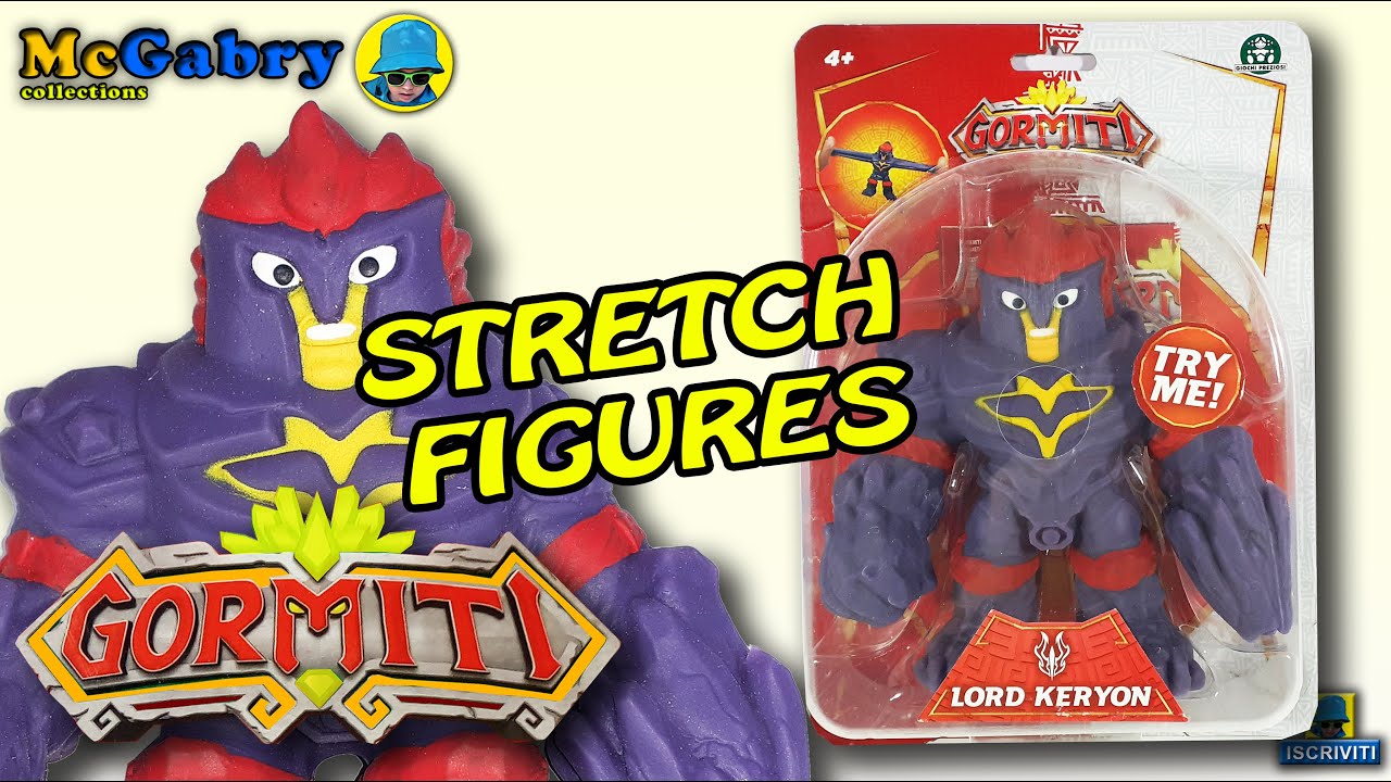 GORMITI STRETCH SUPER ALLUNGABILI, LORD KERYON E CODICE APP DEI GORMITI-UNBOXING EDICOLA