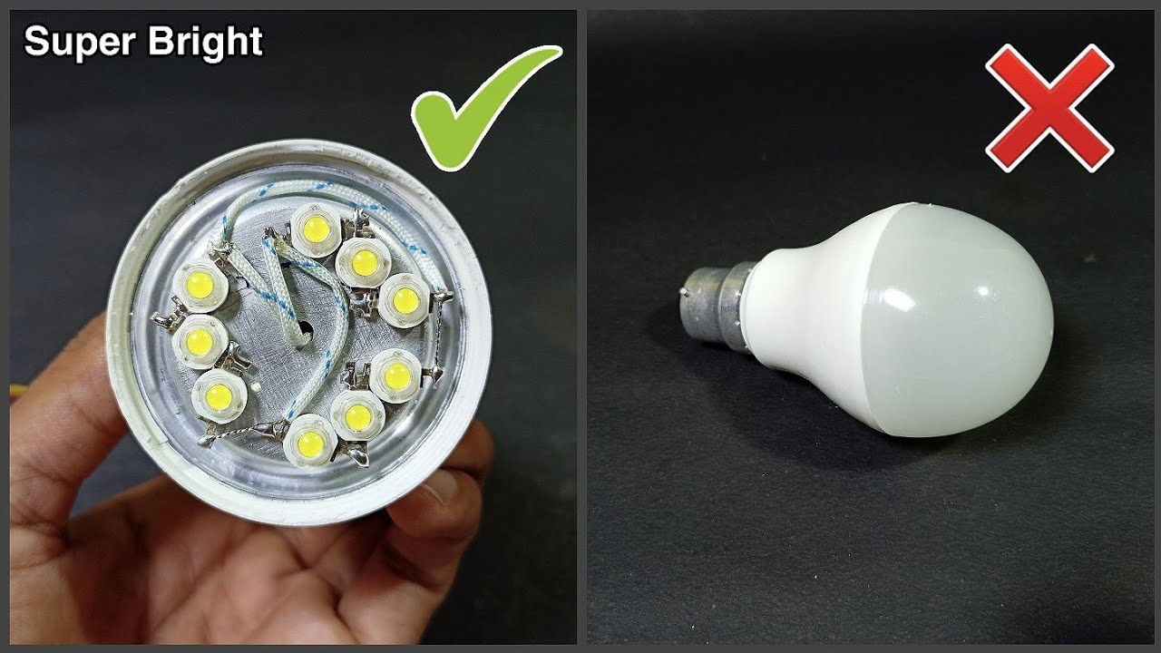 How To Make Super Bright 9 Watt LED Bulb | अपने LED बल्ब की रोशनी बढ़ाए | By - Ad technical Gyan