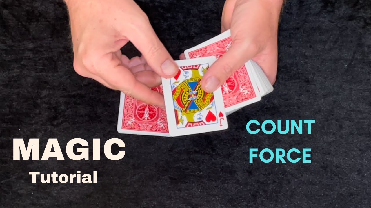 How To Get A Spectator To Select A Certain Card - Count Force - Magic Card Force Trick Tutorial