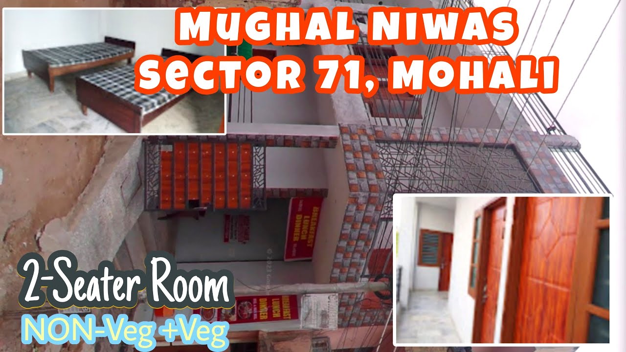 Sec. 71, Mohali /NON-Veg + Veg PG /Mugal Niwas Unboxing by roshan /Boy's PG #mohali #boyspg  #sec71