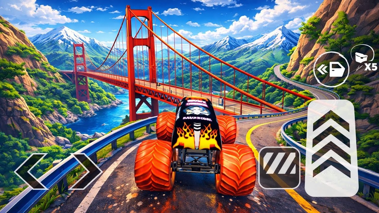 Monster Truck Challenge: INSANE Stunts, Jumping & Crashing!🤯 | Android Gameplay