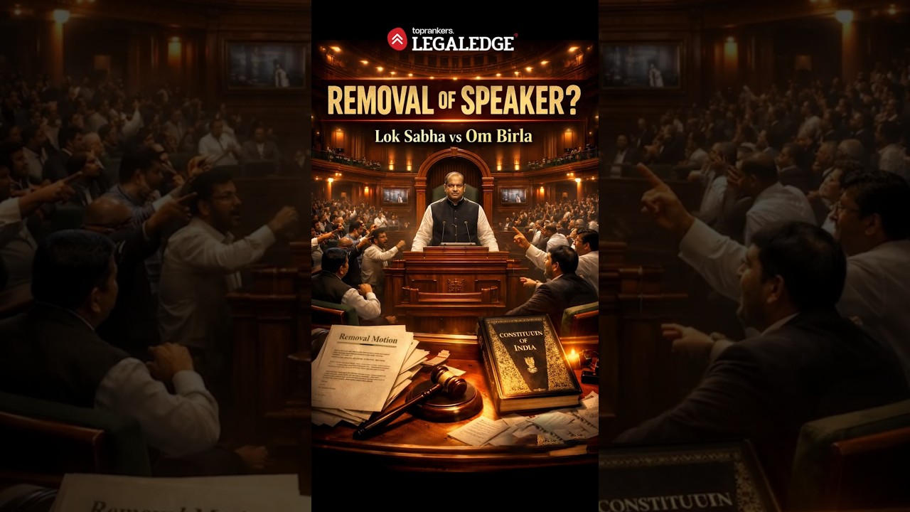 #loksabha seeking removal of Speaker #ombirla #loksabhaspeaker #parliament #legaledge