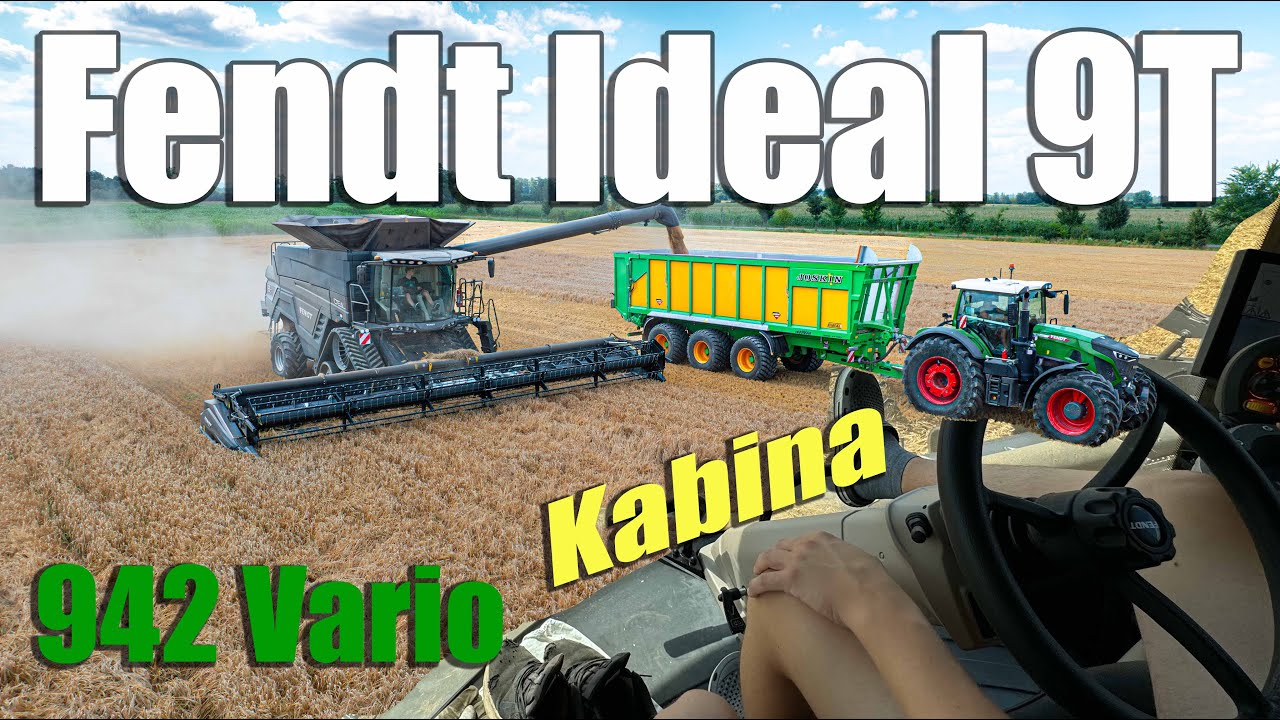 NEW Fendt IDEAL 9T + Kabina | Fendt 942 Vario & Joskin Drakkar | Žně 2024 | harvest 2023 | Ječmen