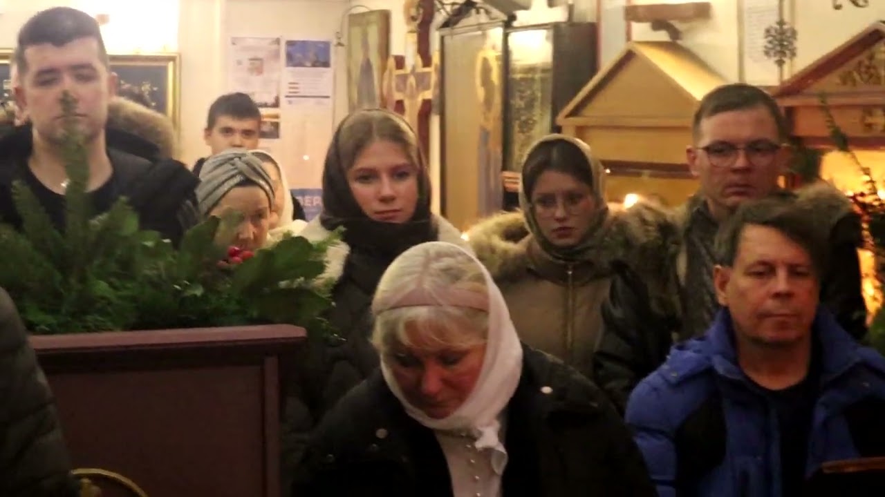 "Иже херувимы..." Ночное рождественское богослужение вторник среда, 6 7 января 2026 г