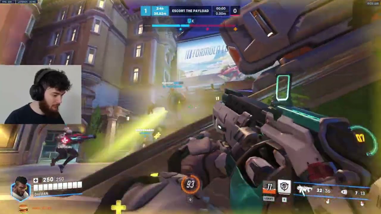 Dafran DOOMFIST, WINSTON, DVA COMPETITIVE Gameplay! [ OVERWATCH VOD Replays ]