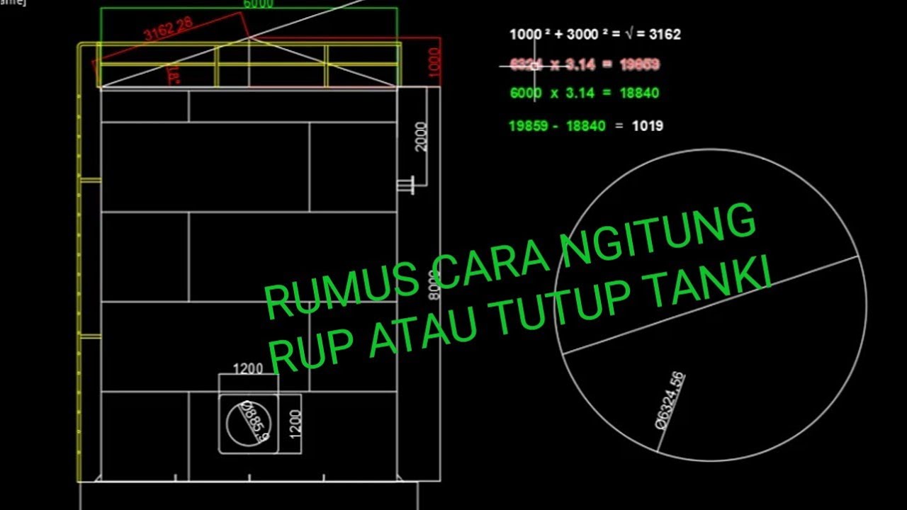 Rumus Cara Ngitung Rup Tangki