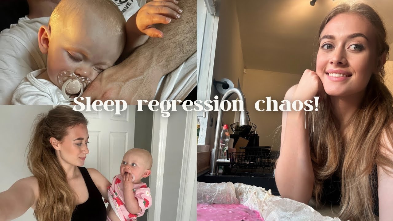 Day in the Life | Baking and Surviving the 8 month Sleep Regression