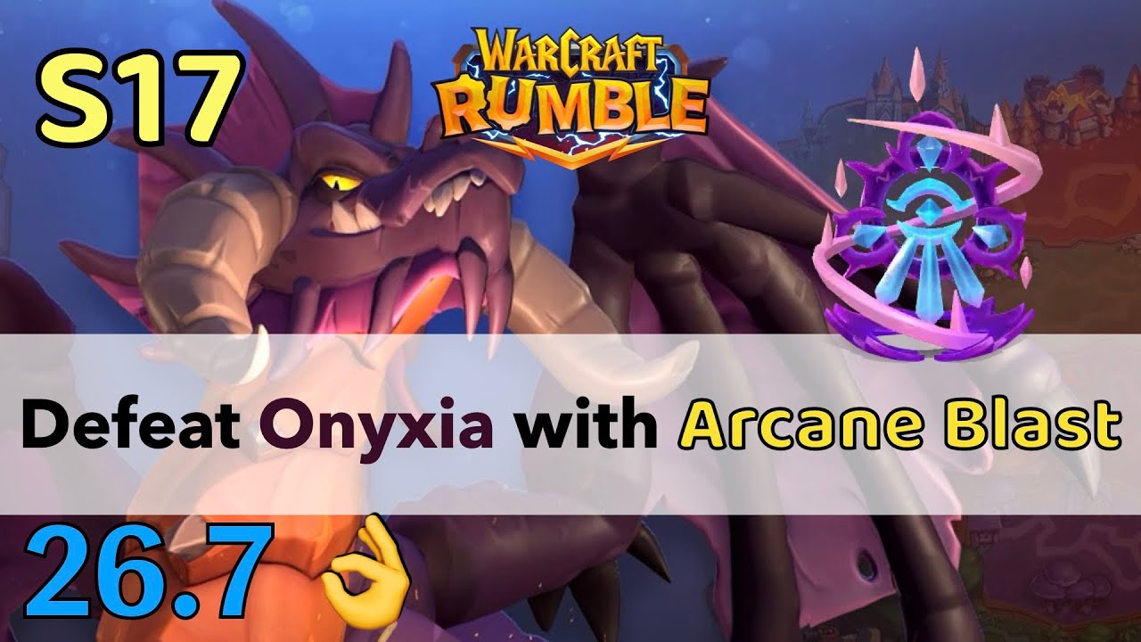 魔獸兵團 奧妮克希亞 onyxia 秘法衝擊 avg. 26.7 - 只靠法術炸死王的打法 - S17
