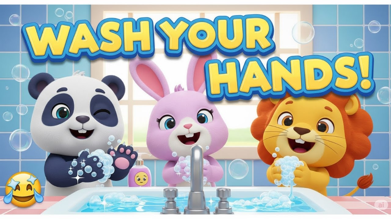 Wash Your Hands Dance| Fun Kids Song to Stay Clean | Fun Dance & Learning| Wash, Scrub, Dance!