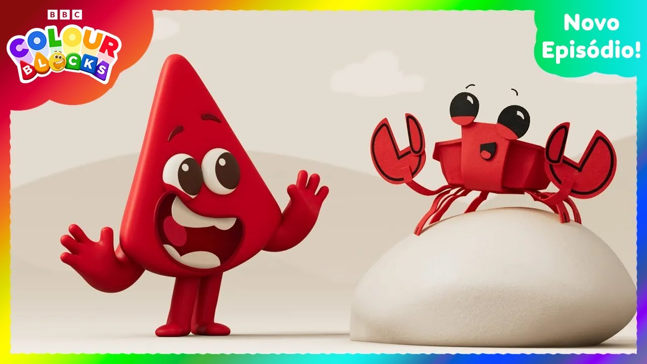 Vermelho Chegou ao Mundo! | Crian&ccedil;as Aprendem as Cores | Blocos Coloridos