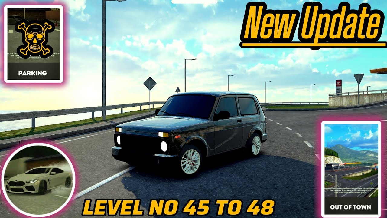 Caucasus Parking | Level No 45,46,47,48 | Out Of Town | New Update #CaucasusParking #gameplay #Level