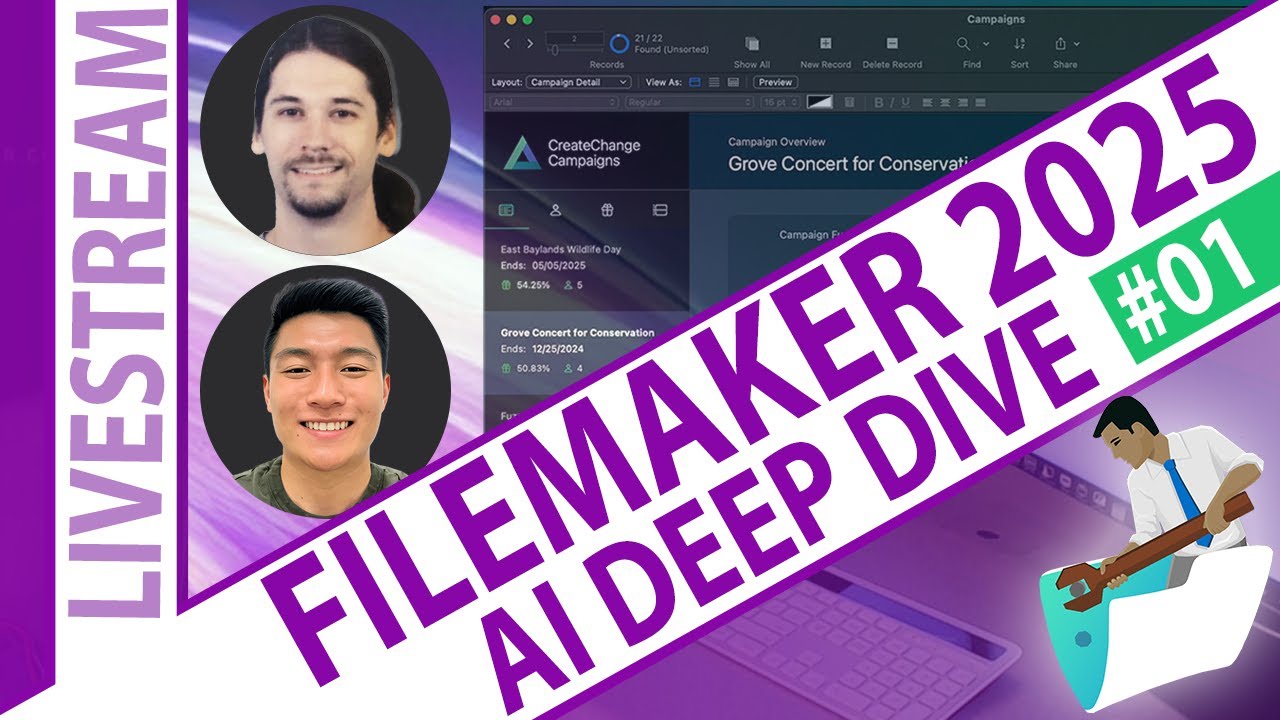 Claris Corner: FileMaker 2025 Deep Dive on AI in FM with Claris Engineering - Day 1