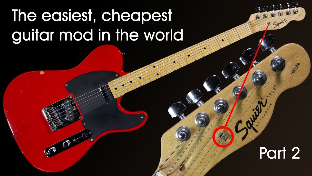 The easiest, cheapest guitar mod in the world (part 2)
