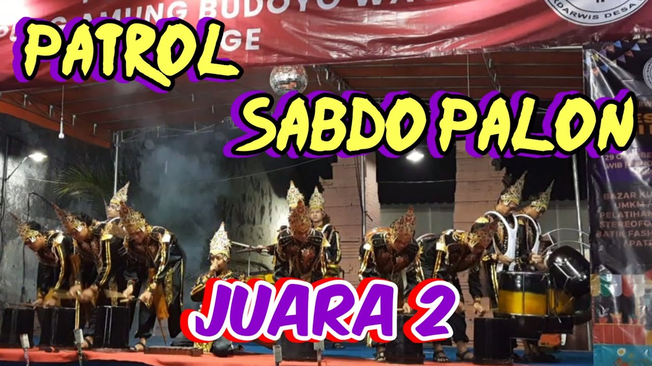 PATROL SABDO PALON LOMBA DI PUNDEN WAGE TAMAN SIDOARJO 2023