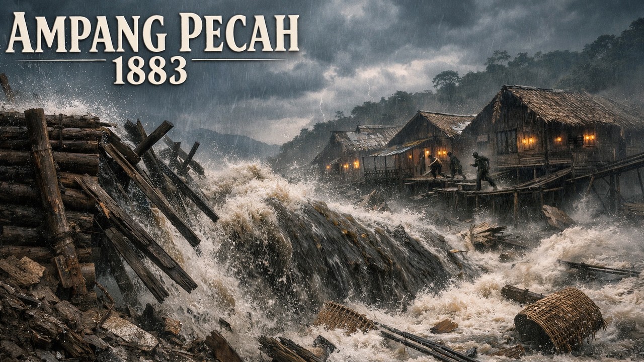 Tragedi Kuala Kubu 1883: Kisah Ampang Pecah, Bukti, dan Legenda Buaya Putih