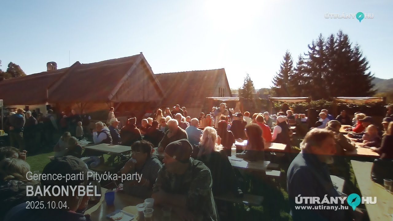 Gerence-parti Pityóka-party BAKONYBÉL 2025.10.04. Útirány.hu