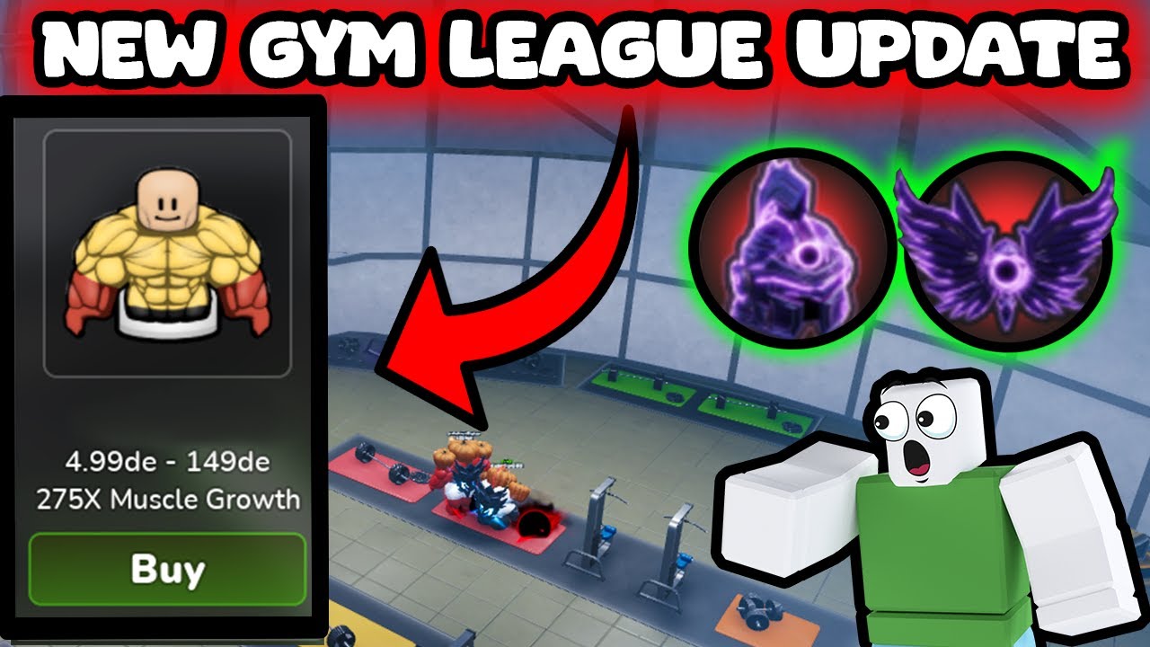 НОВЫЕ НАГРАДЫ КЛАНА И ГЕРОЙСКИЙ СПОРТЗАЛ В GYM LEAGUE ROBLOX