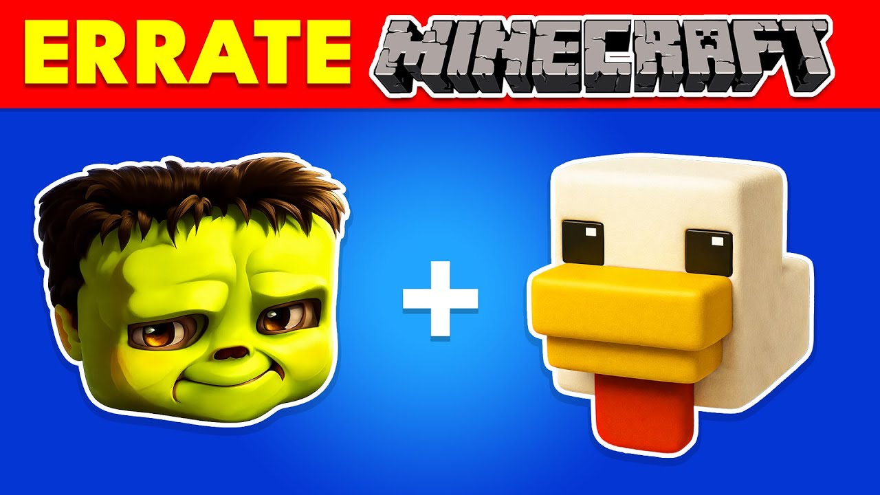 Errate die MINECRAFT  Filmcharaktere im EMOJI-Quiz ⛏️🎬🤔Garrett Garrison, Steve, Natalie | Biber Quiz