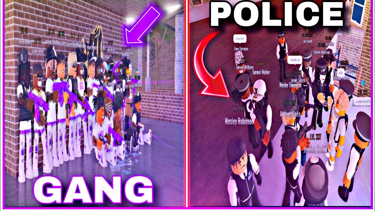 Полиция остановила мою банду в Streetz War 2 Roblox