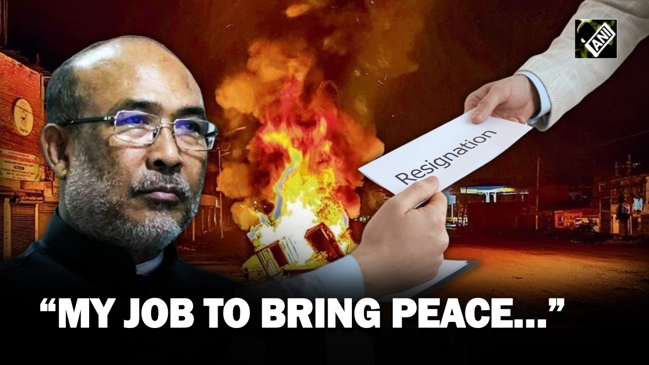 &ldquo;My job to bring peace&hellip;&rdquo; CM Biren Singh evades question on his resignation