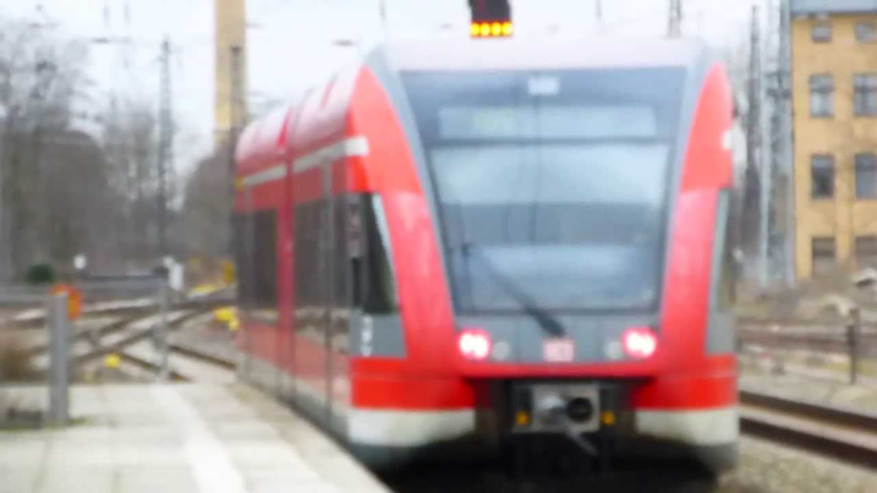 Züge im Bahnhof Oranienburg [1080p-HD]