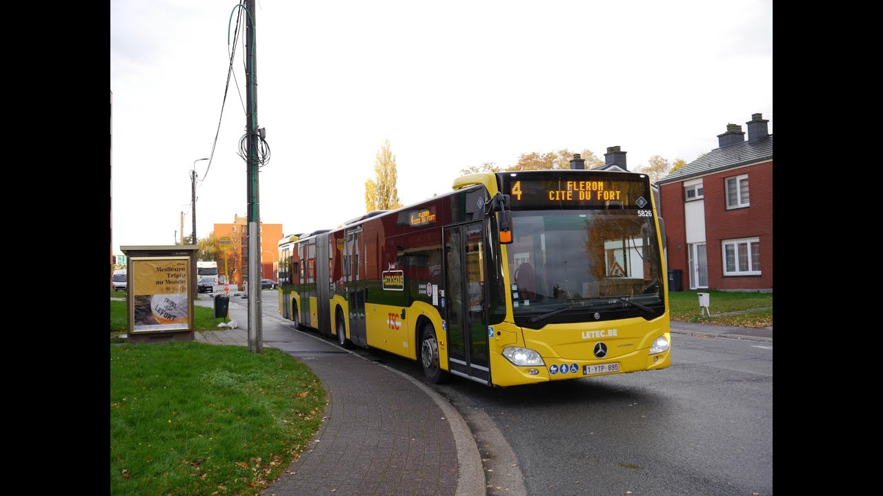 Ligne 4 : Li&egrave;ge L&eacute;opold - Outremeuse - Robermont - Beyne-Heusay - Fl&eacute;ron Cit&eacute; du Fort (A/R)
