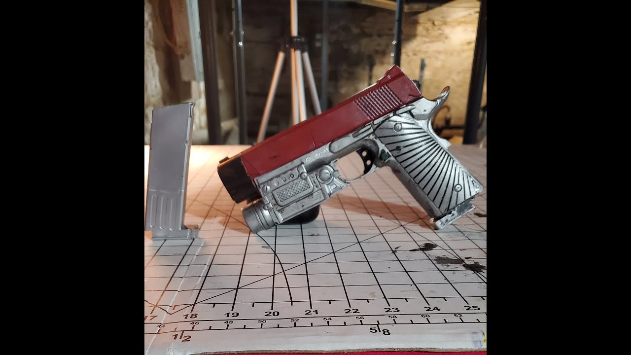 Red Hood Cosplay Part 1 Modifying the blaster