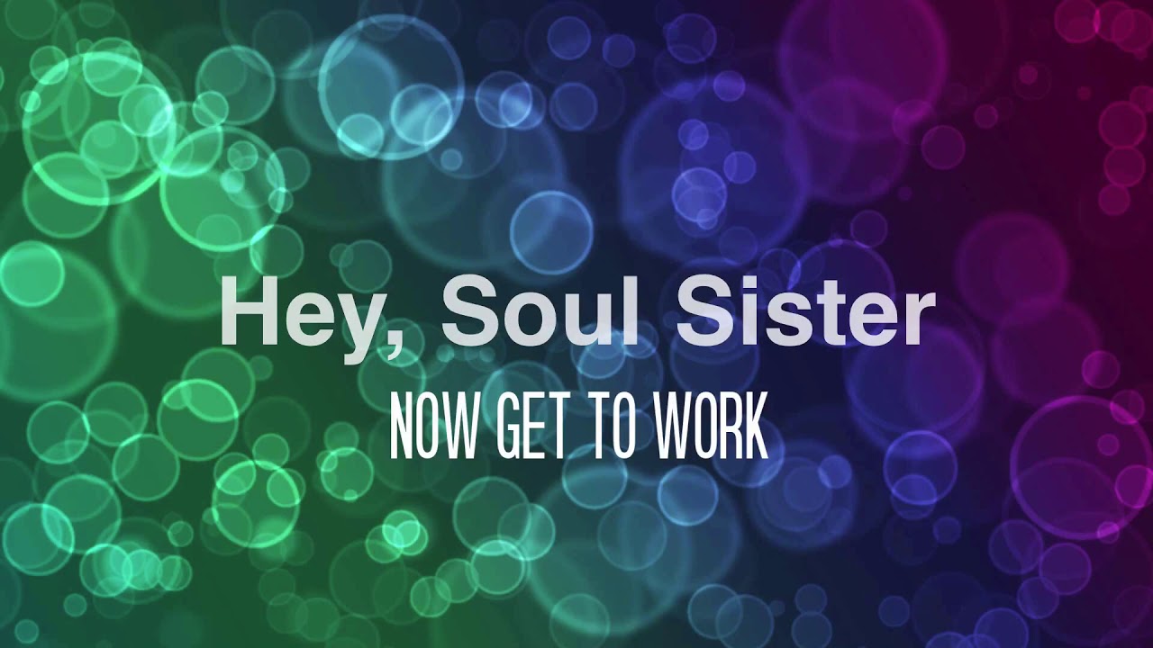 REVISION MUSIC ~ HEY SOUL SISTER BACKWARDS