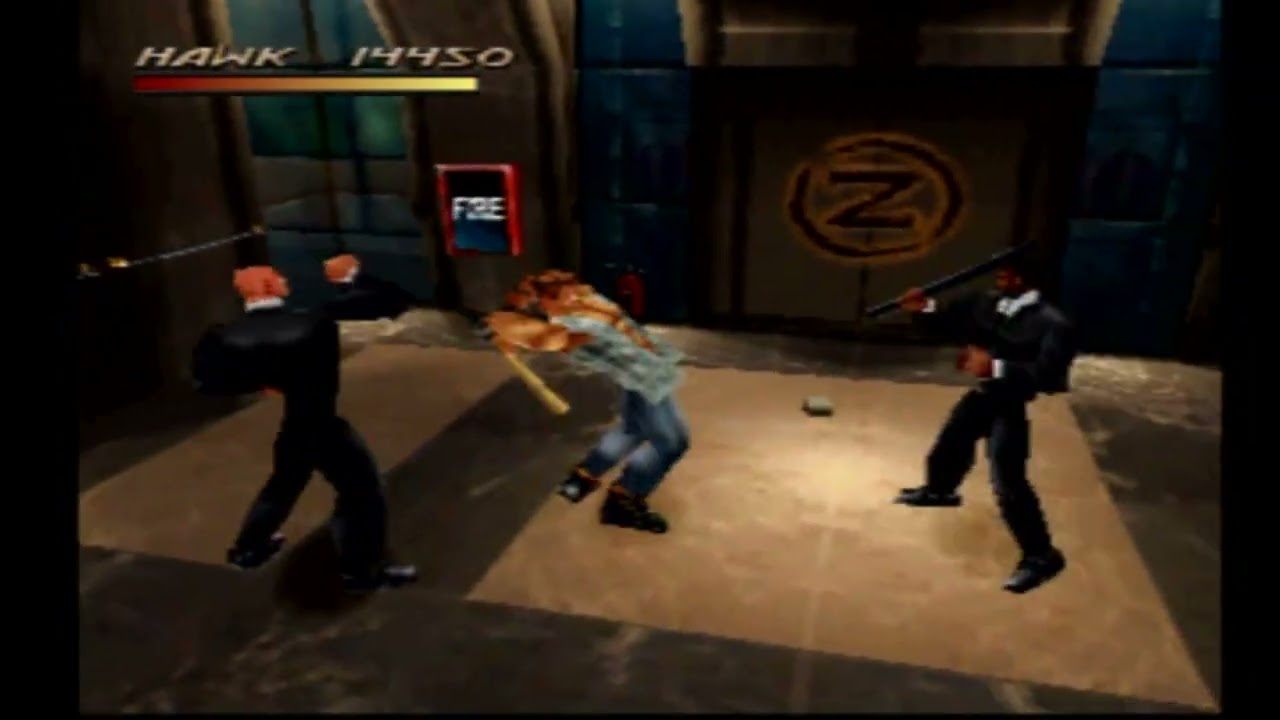 FIGHTING FORCE (Sony Playstation) FULL GAME: HAWK