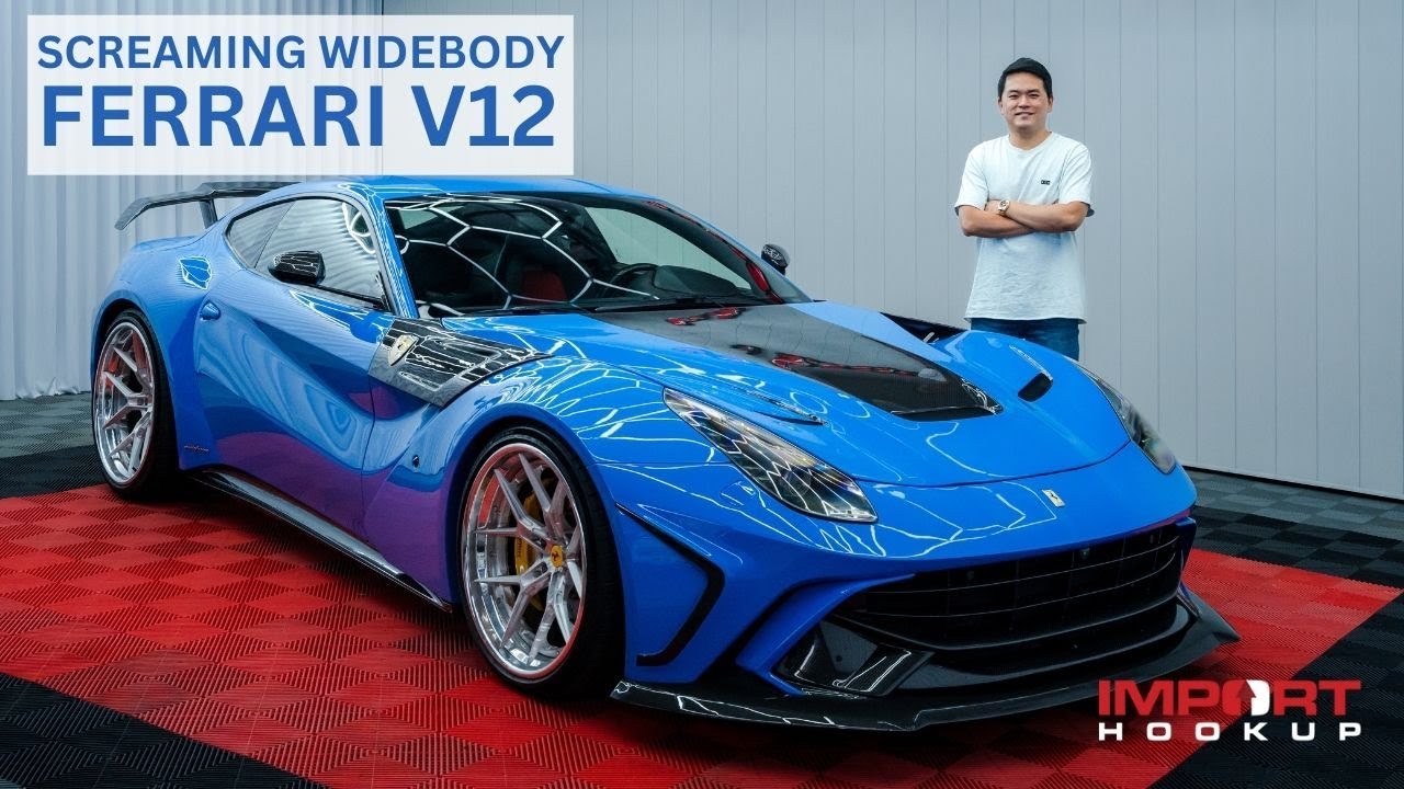 Watch and Listen to This Widebody Ferrari F12 with F1 Exhaust!