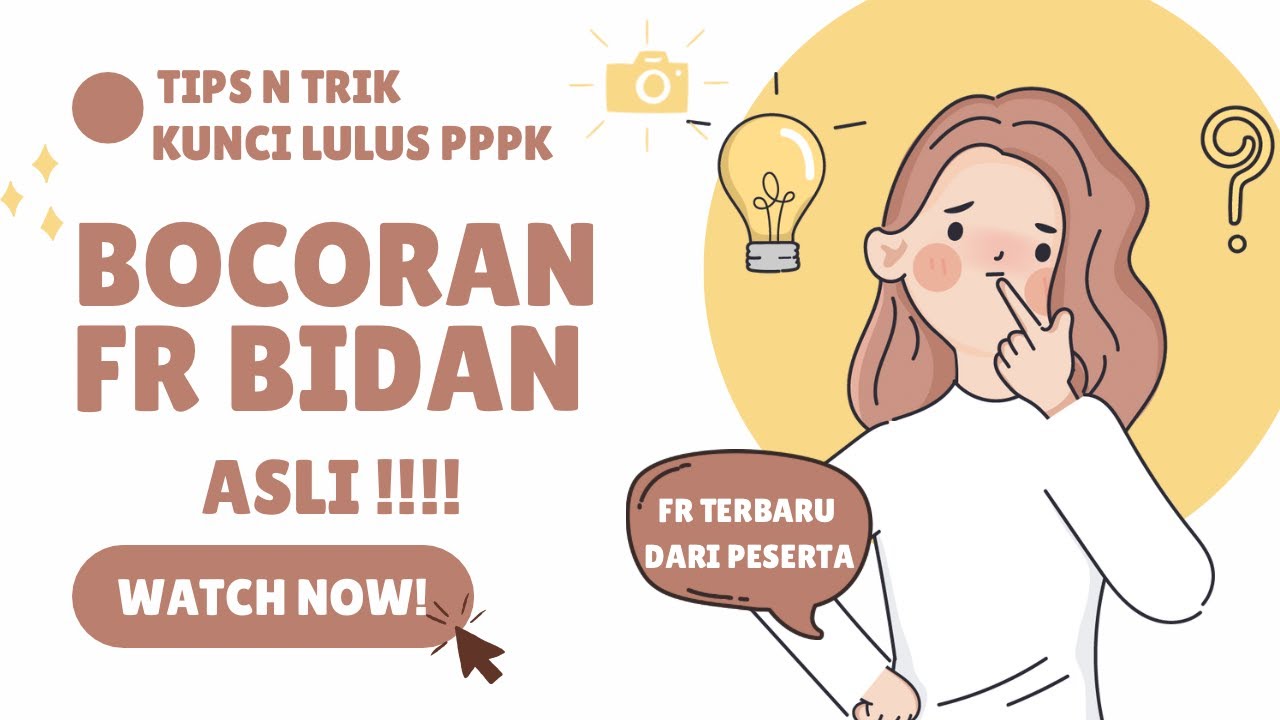BOCORAN FR SOAL PPPK BIDAN DARI PESERTA TAHAP 1