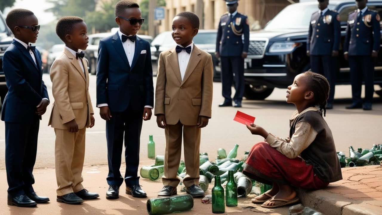 3 Little Billionaires Find Beggar Girl Who Saved Them 