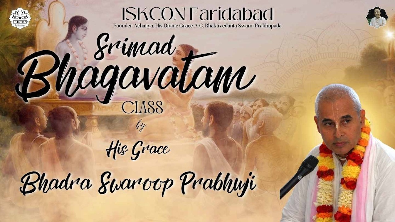 HG Bhadra Swaroop Prabhuji || SB 4.22.58 || ISKCON Faridabad LIVE || 13th March 2026