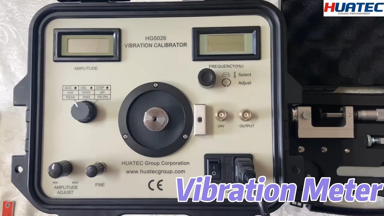 Portable Handheld Shaker Vibration Meter Sine Signal 1 - 1280Hz
