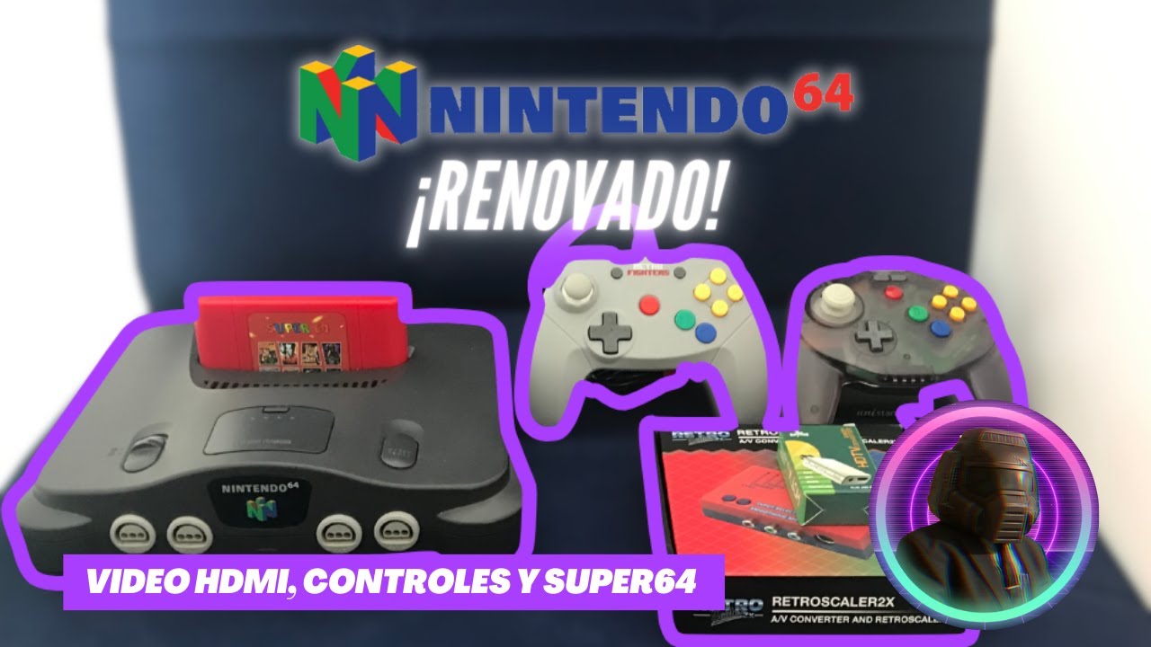 ¡Épica Transformación del N64! 🔥 HDMI, controles y cartucho flash