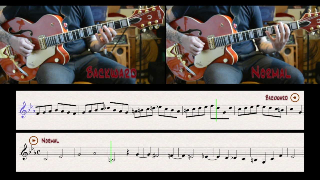 J.S. Bach - Crab Canon using reverse