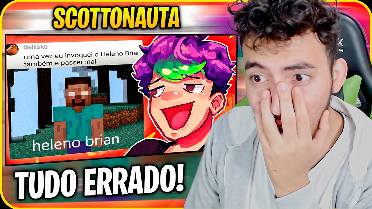 ERROS ESTRANHOS DE DIGITAÇÃO (ft. Casca e Law) - Scottonauta | REACT