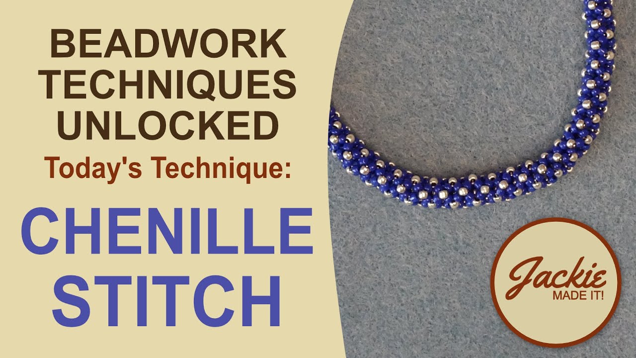 - Chenille Stitch Beading Tutorial  Elegant Rope for Bracelets & Necklaces