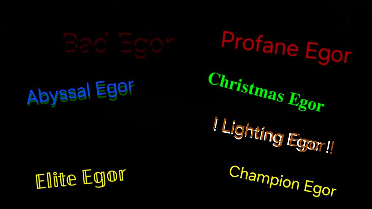Showcasing my progress in Roblox Egor ⚡